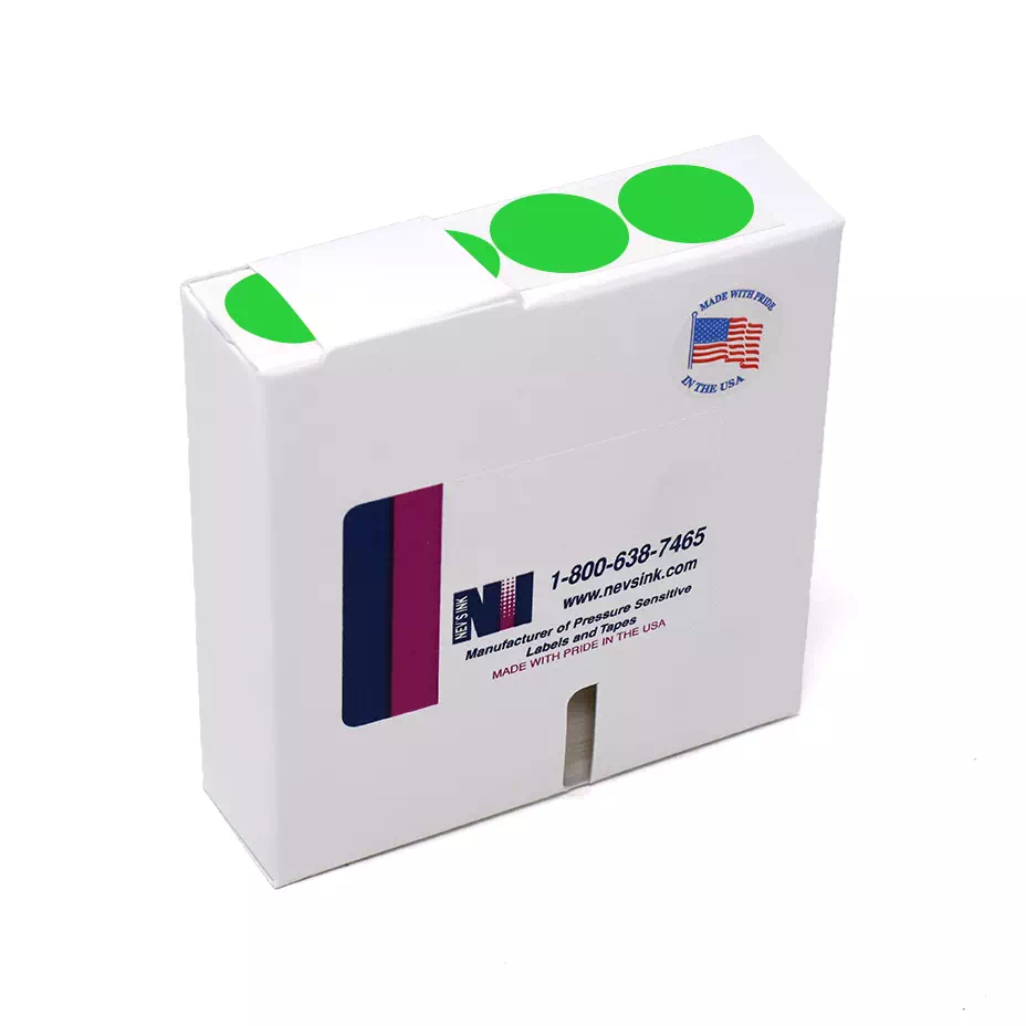 Label, Color Coded Dot Roll Form - 1