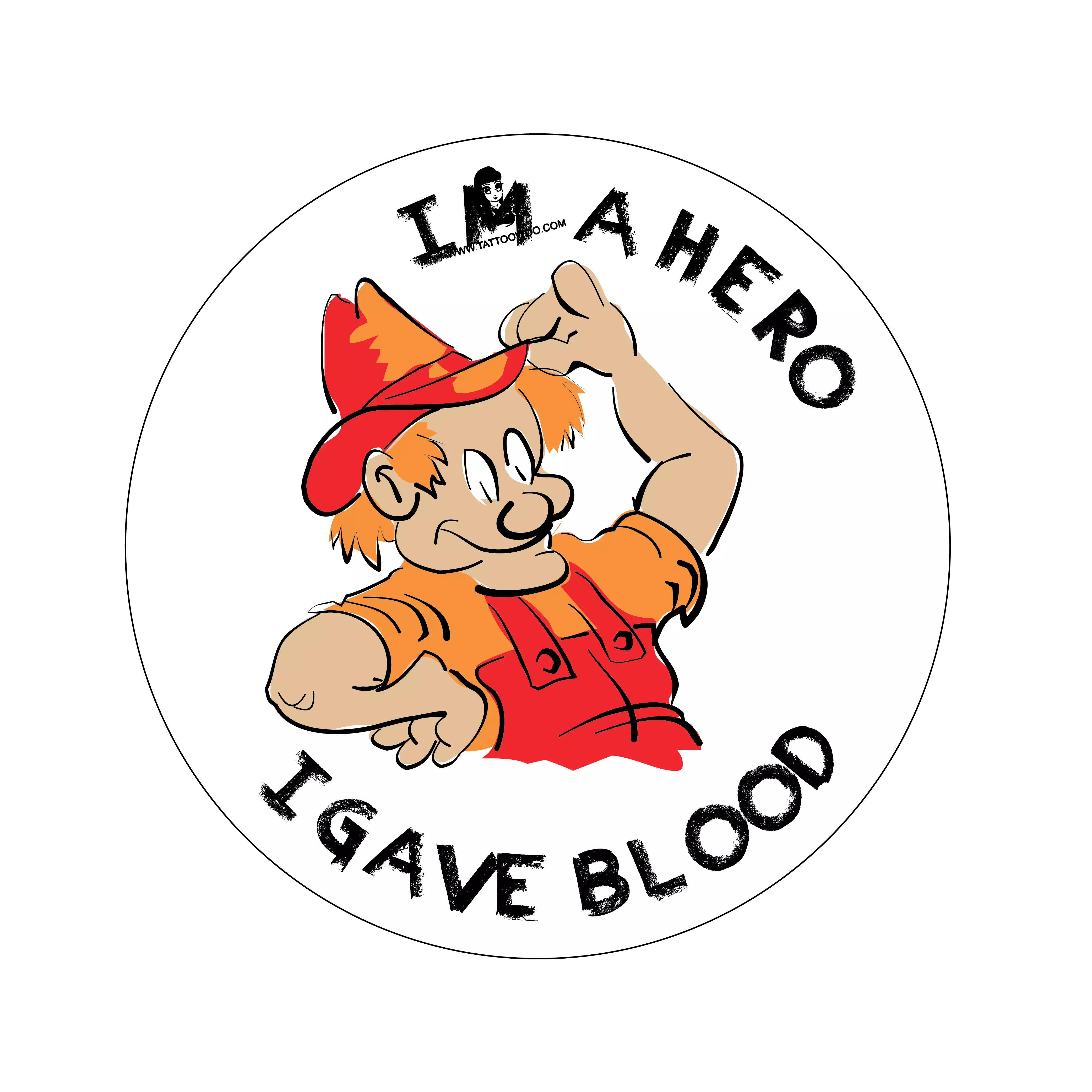 I'm A Hero I Gave Blood
