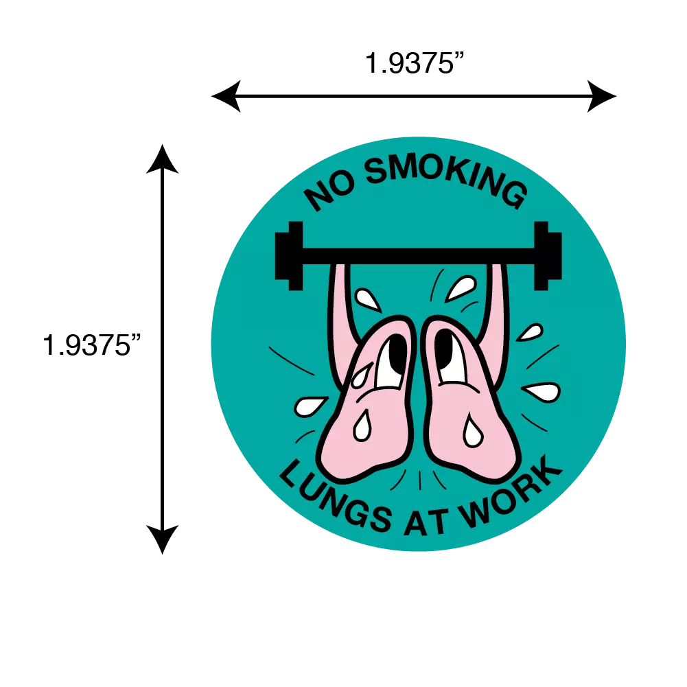 No Smoking Lungs At Work