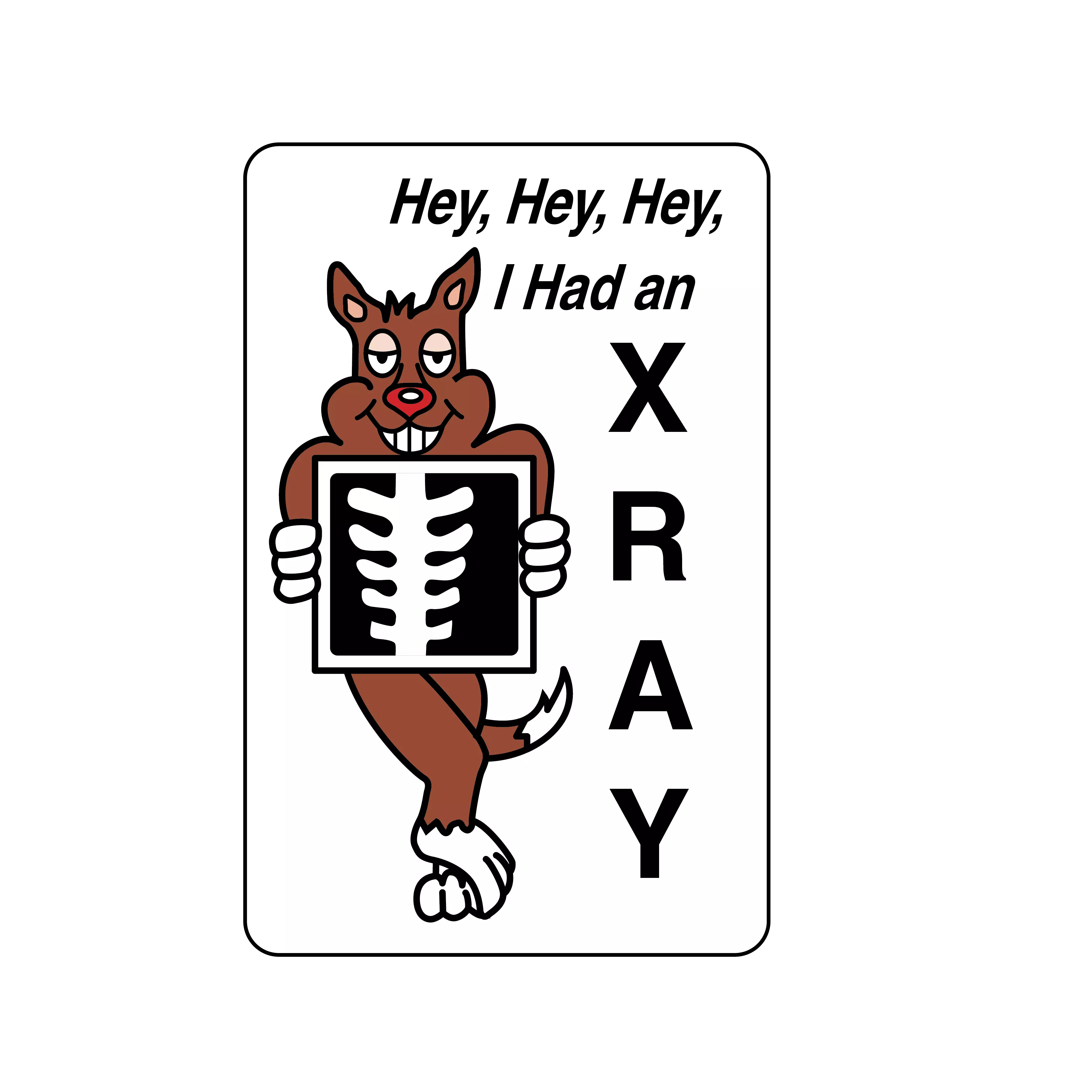 Hey, Hey, Hey I Had An X-Ray