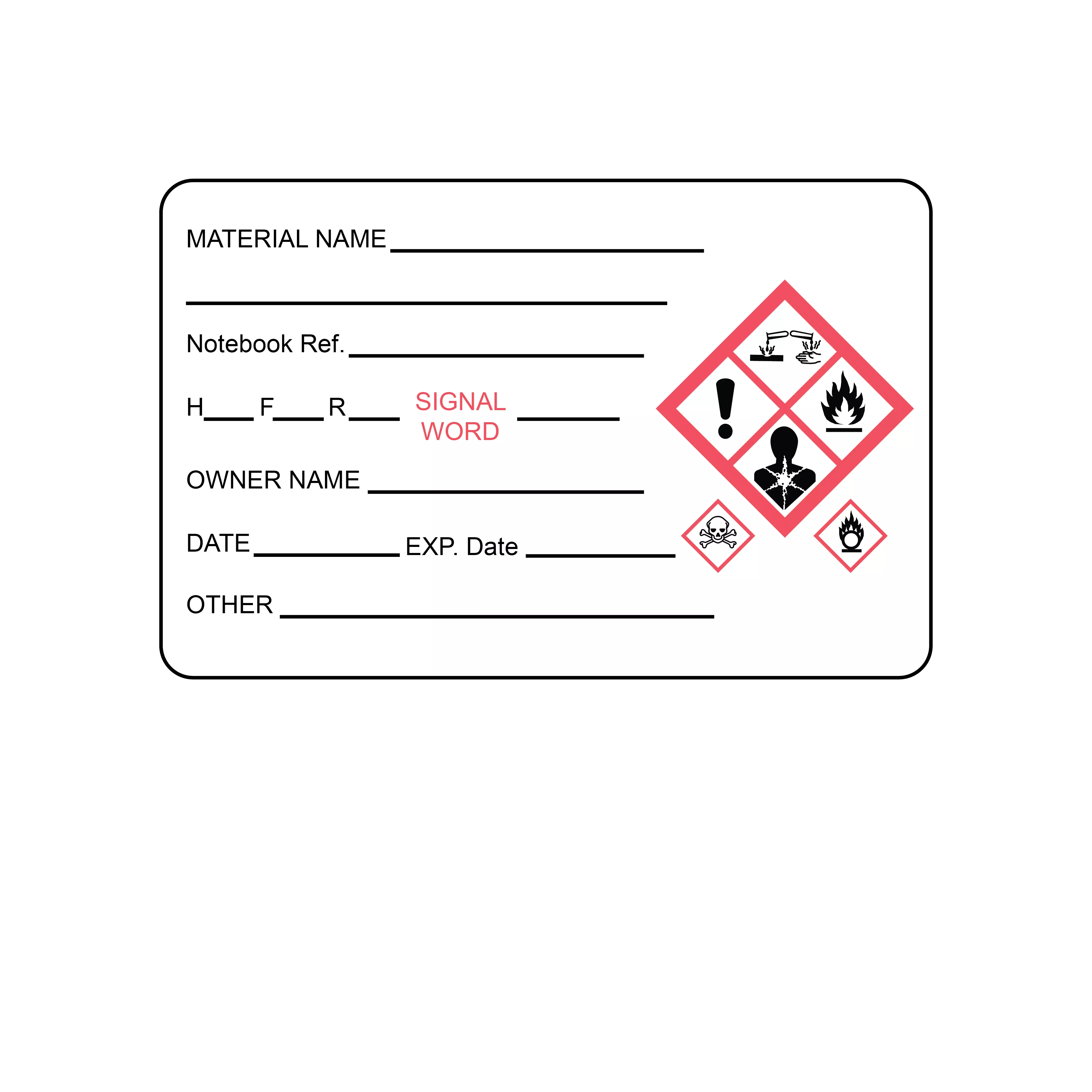 GHS Label - Compliance Material Name