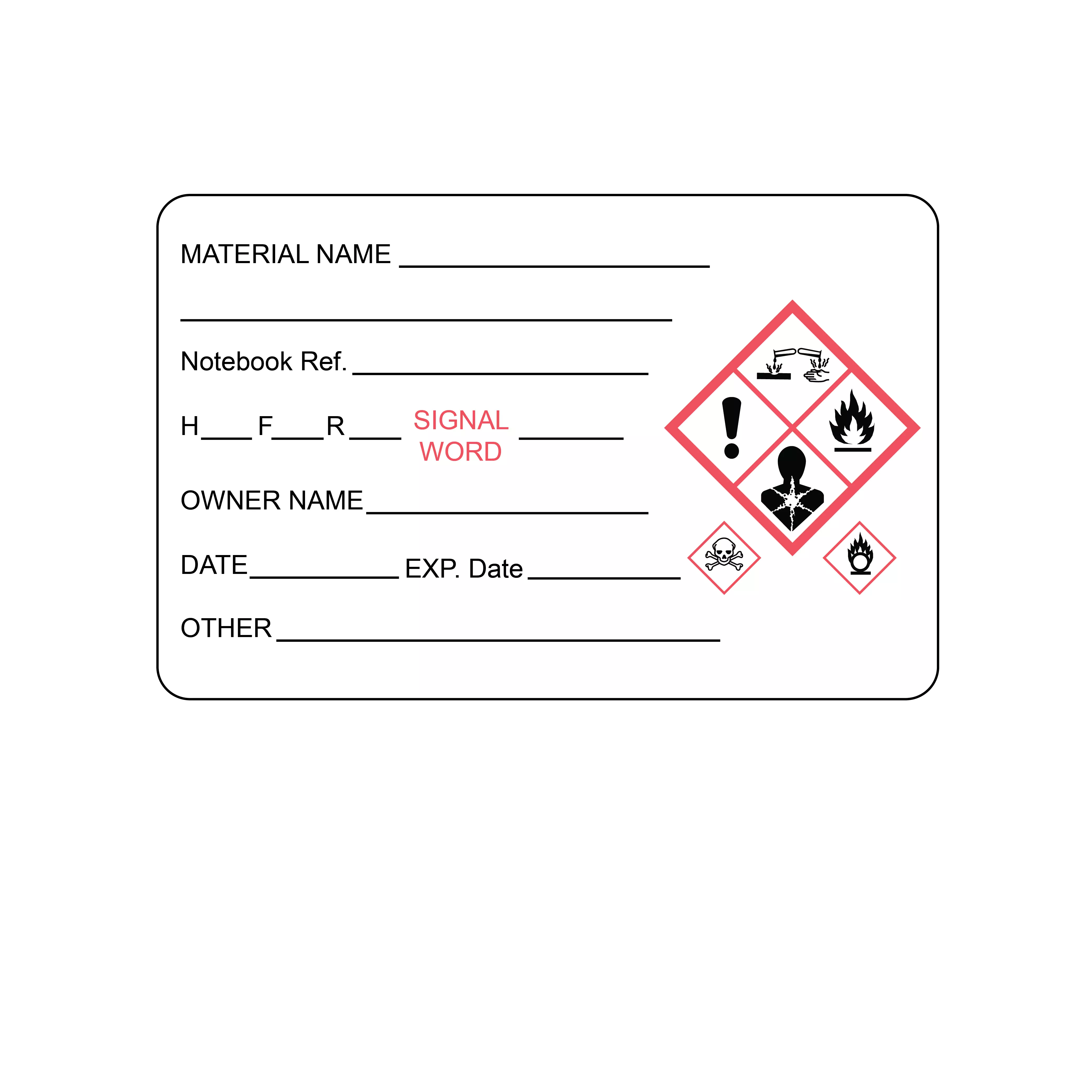 GHS Label - Compliance Material Name