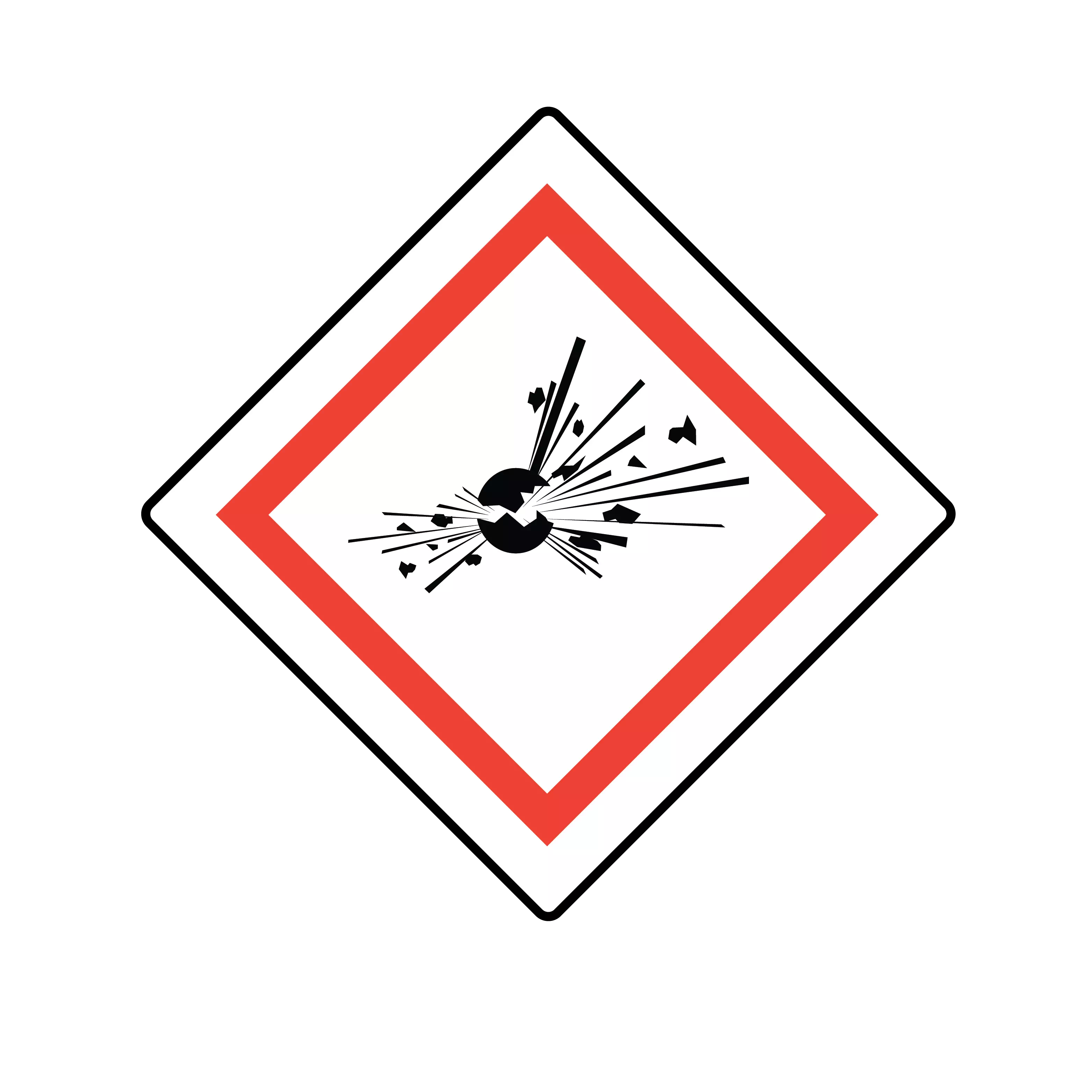 Warning/Inhalation Hazard (H4006-D54WH) Label