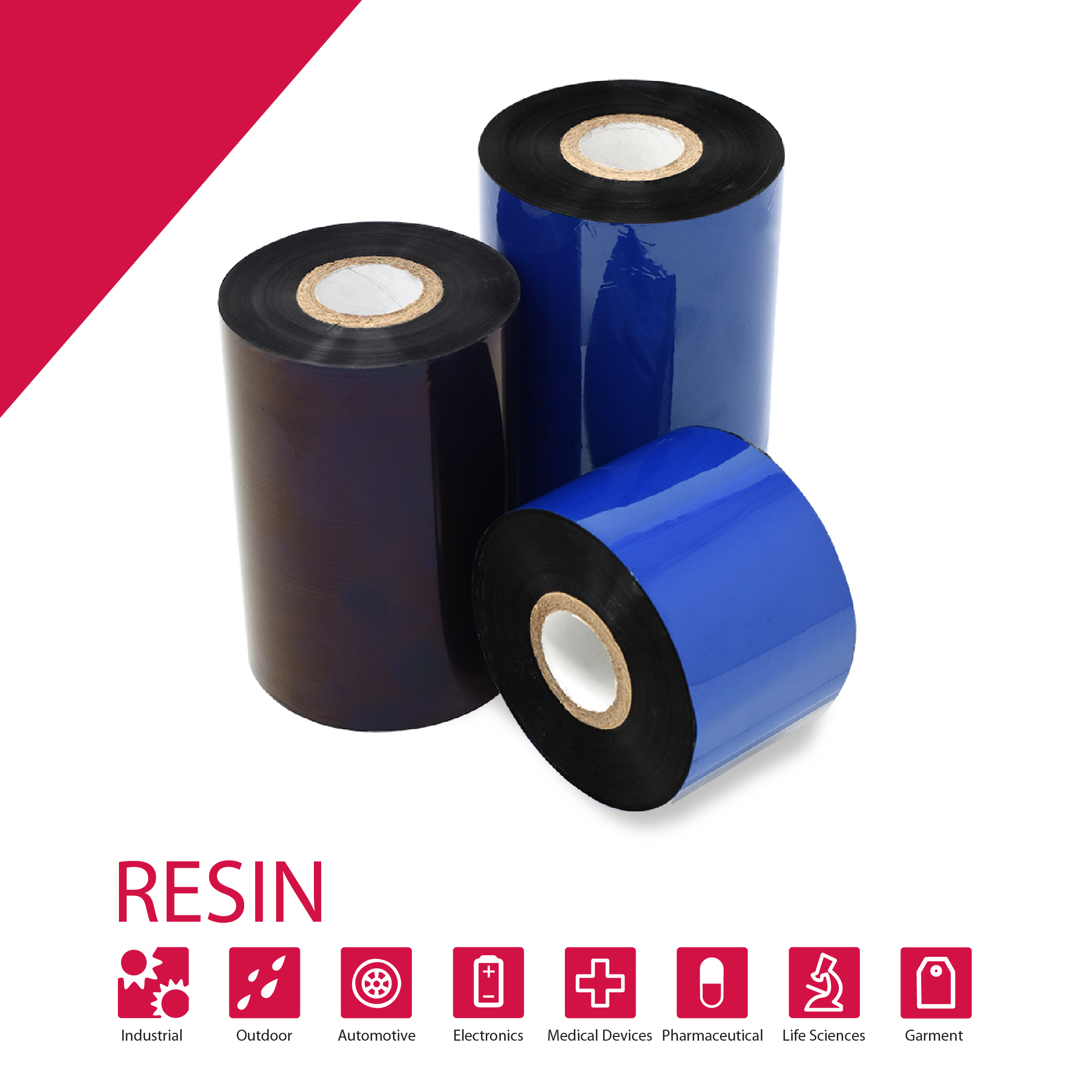 Resin Ribbon for Intermec Printers