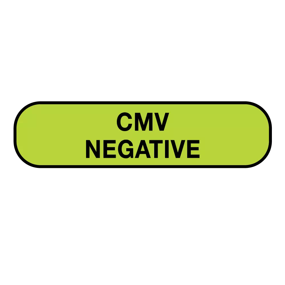 Label, CMV Negative