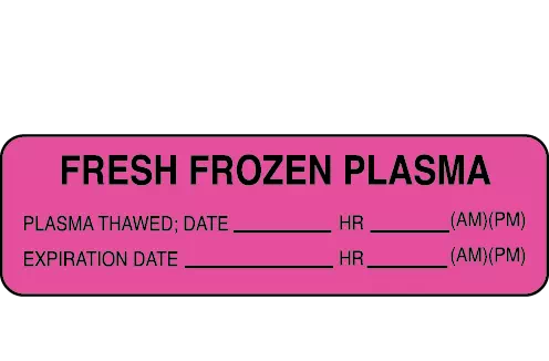 Fresh Frozen Plasma