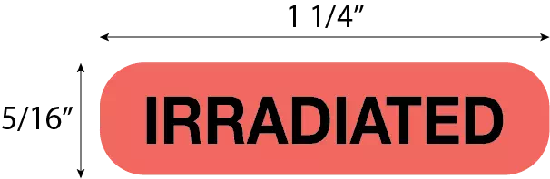 Label, Irradiated