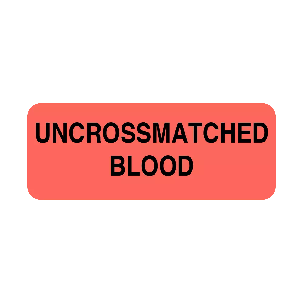 Uncrossmatched Blood