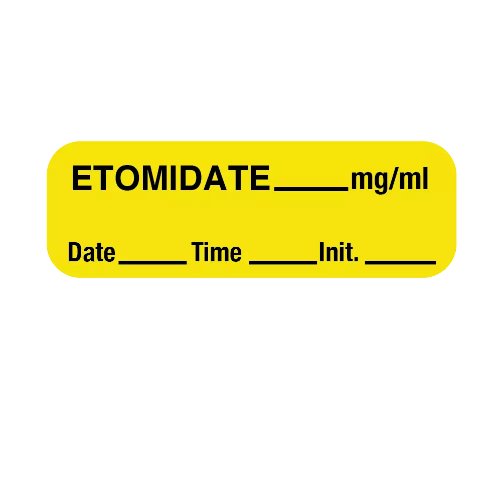 Label, Etomidate