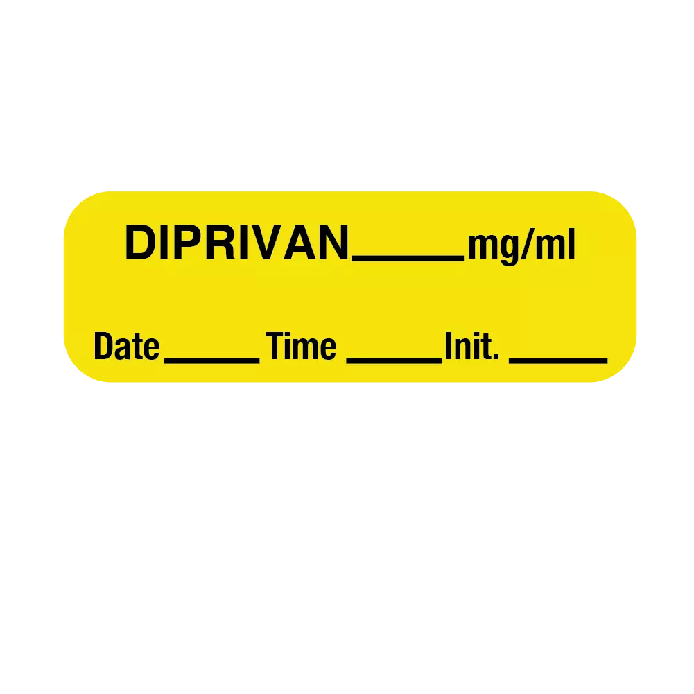 Label, Diprivan