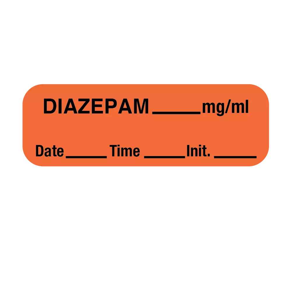 Label, Diazepam