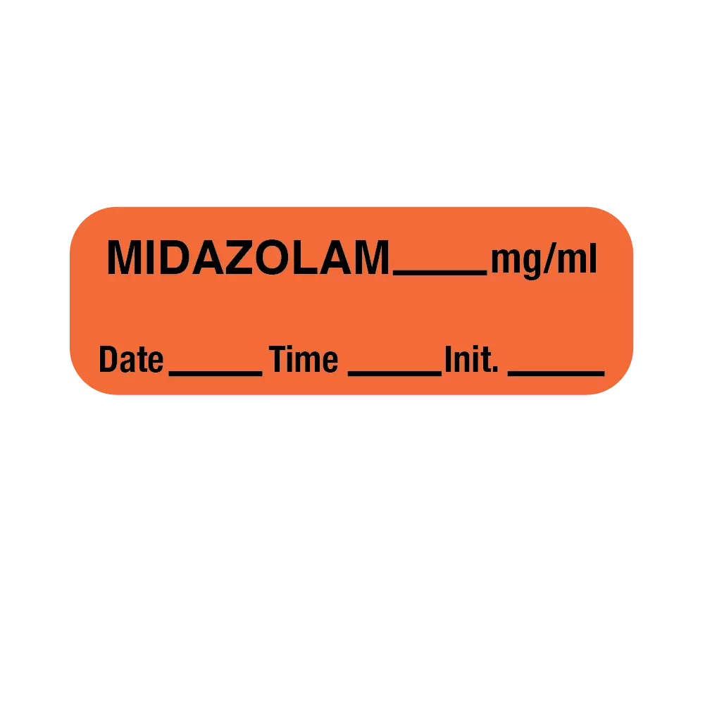 Label, Midazolam