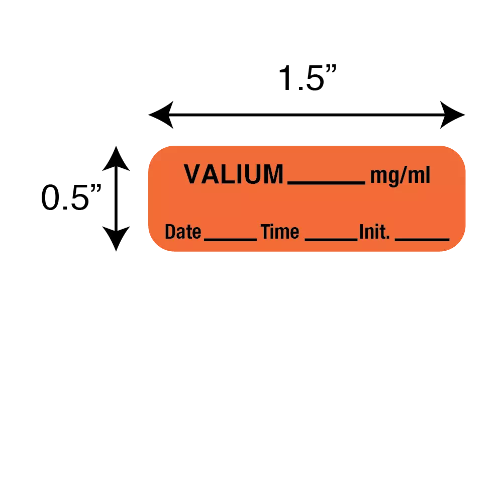 Label, Valium