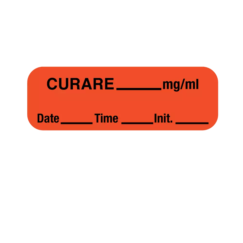Label, Curare