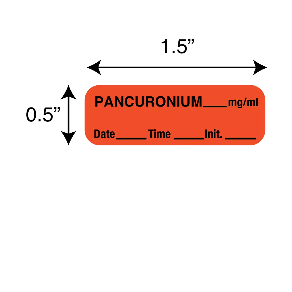 Label, Pancuronium