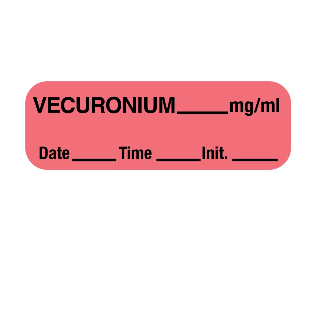Label, Vecuronium