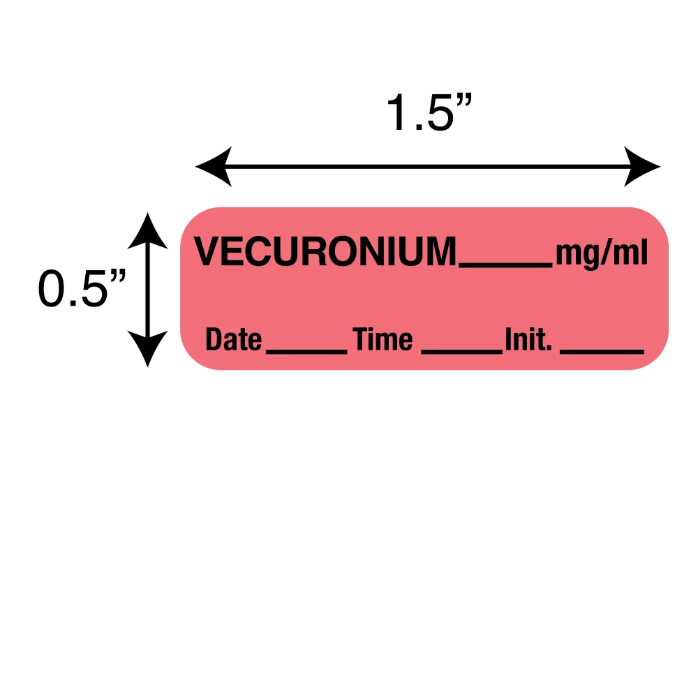 Label, Vecuronium