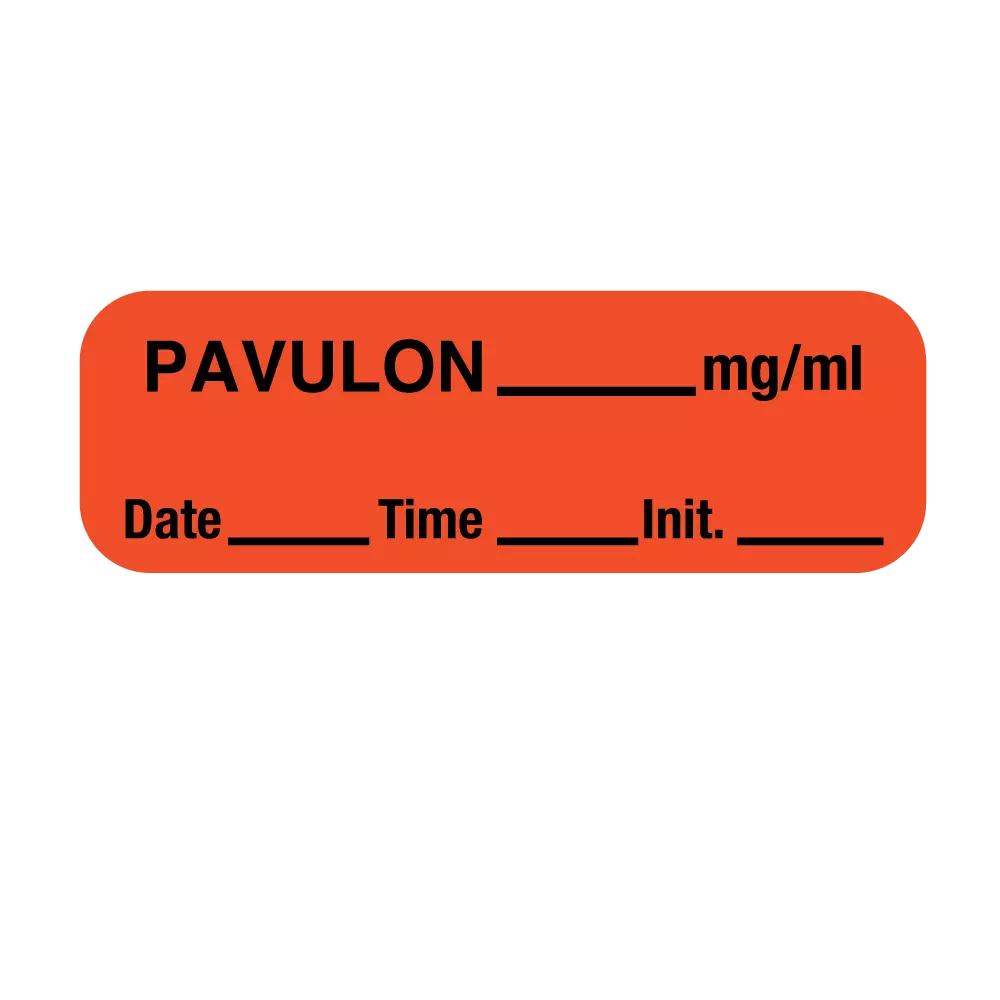 Label, Pavulon