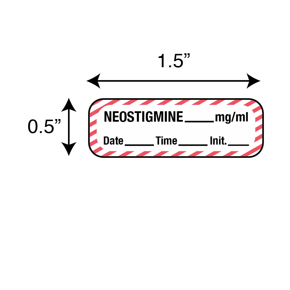 Label, Neostigmine