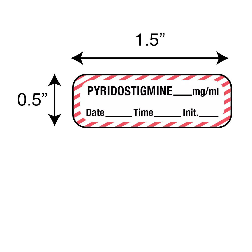 Label, Pyridostigmine