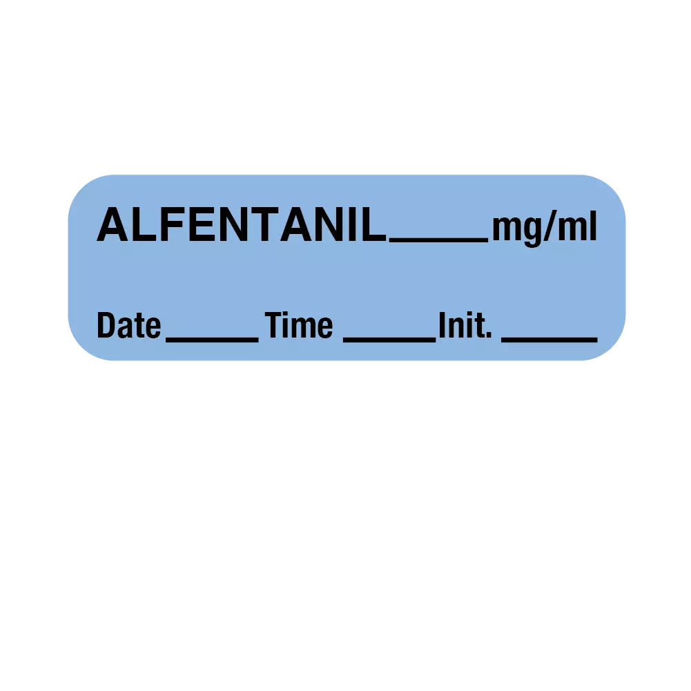 Label, Alfentanil