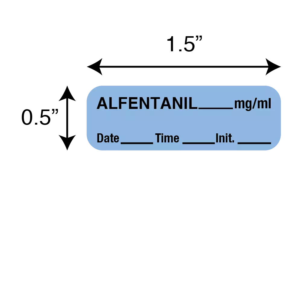 Label, Alfentanil