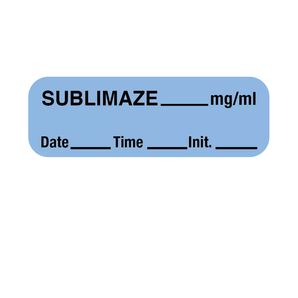 Label, Sublimaze