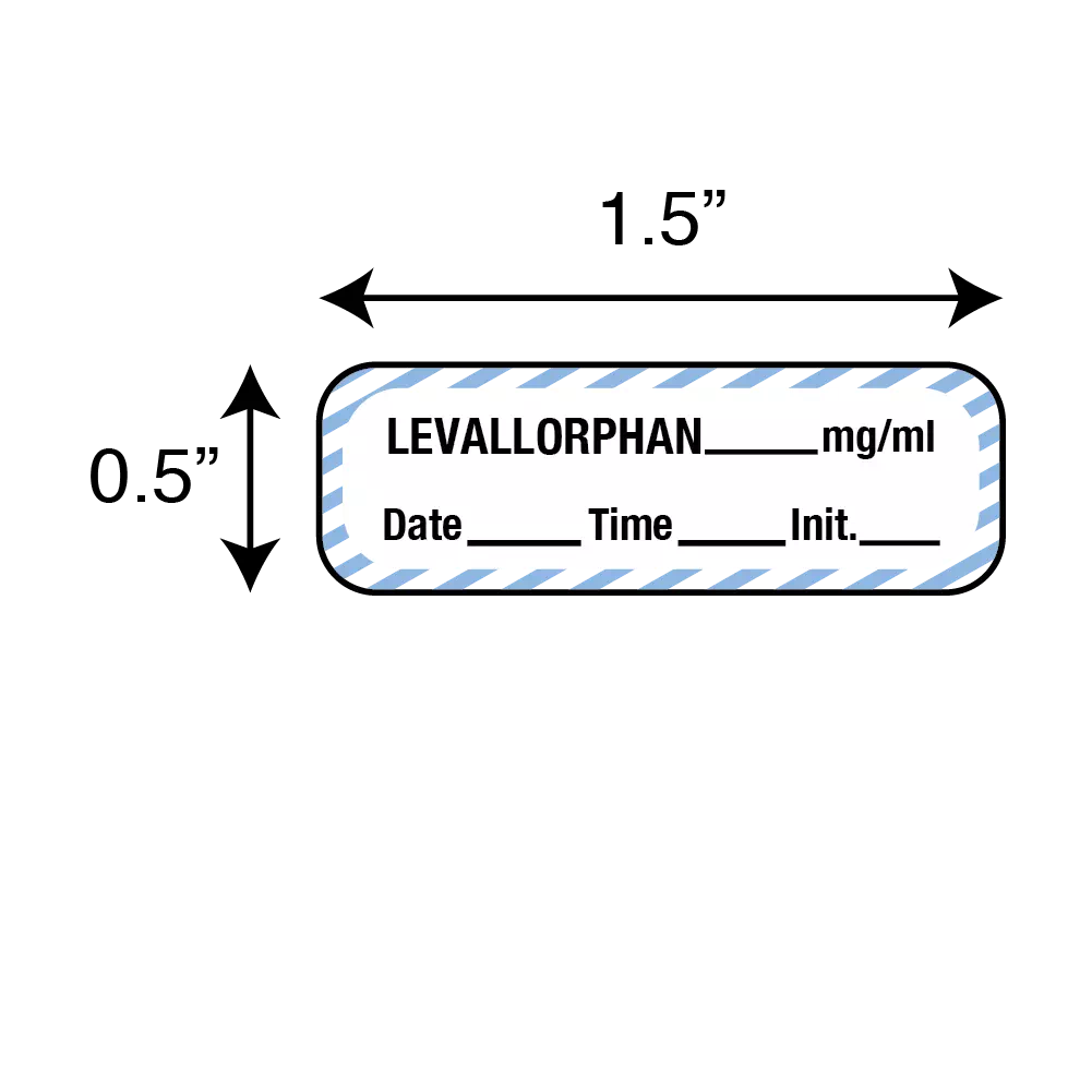Label, Levallorphan