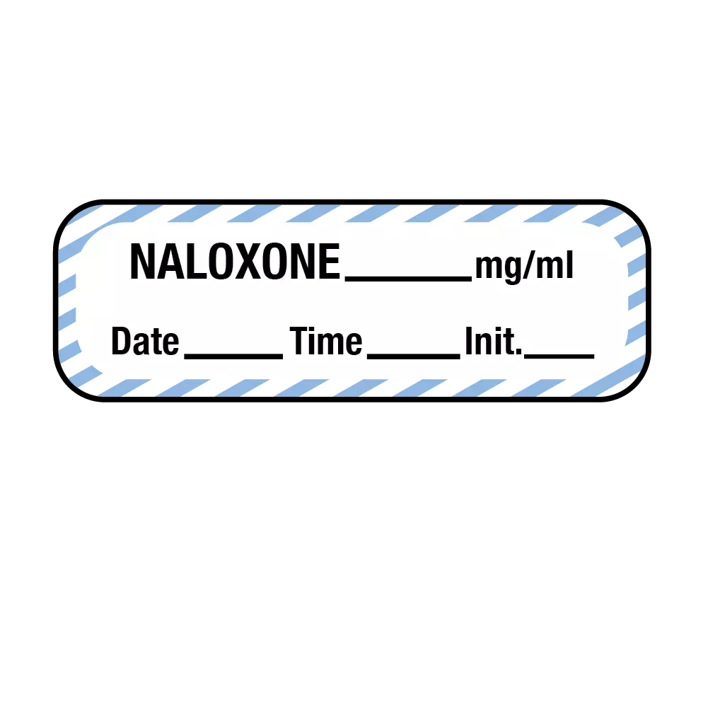 Label, Naloxone