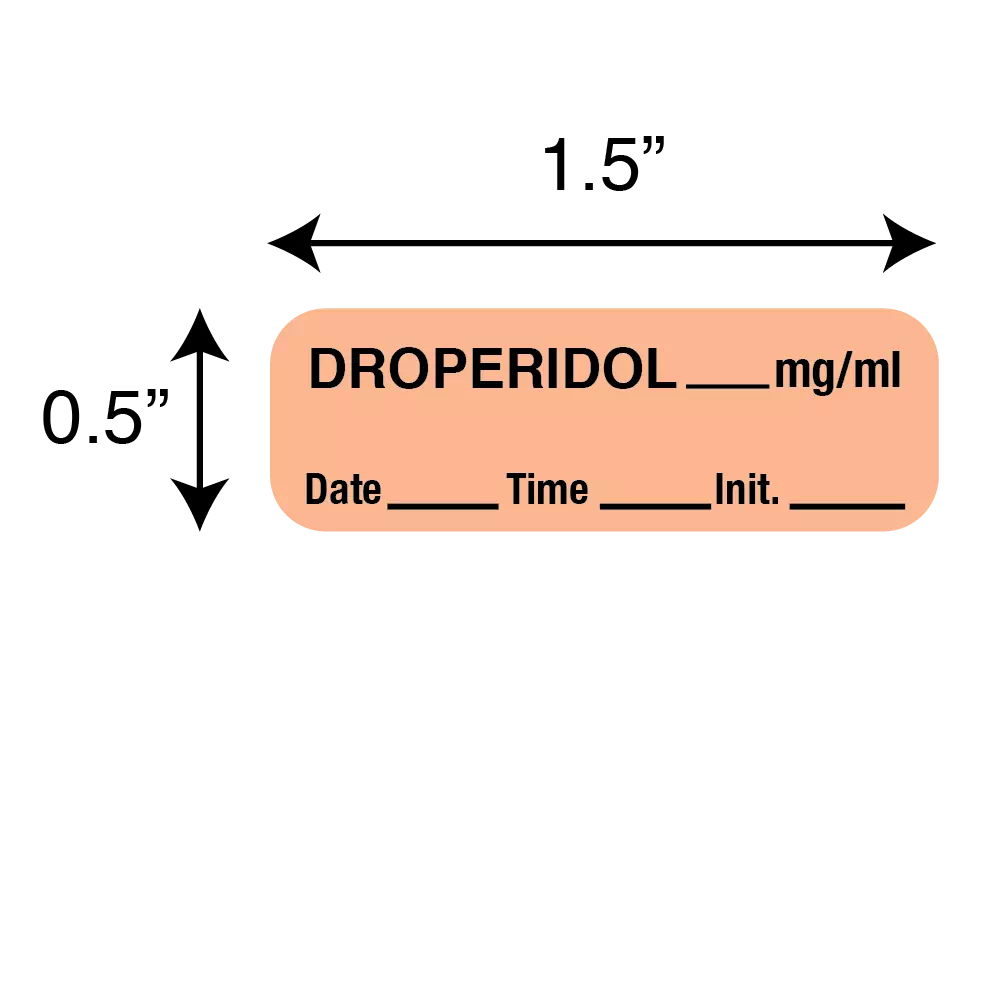 Label, Droperidol