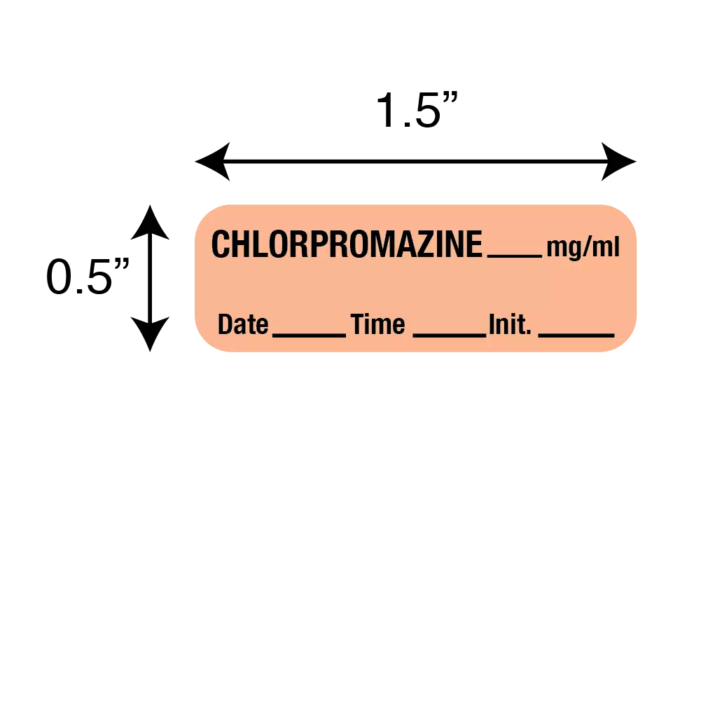 Label, Chlorpromazine