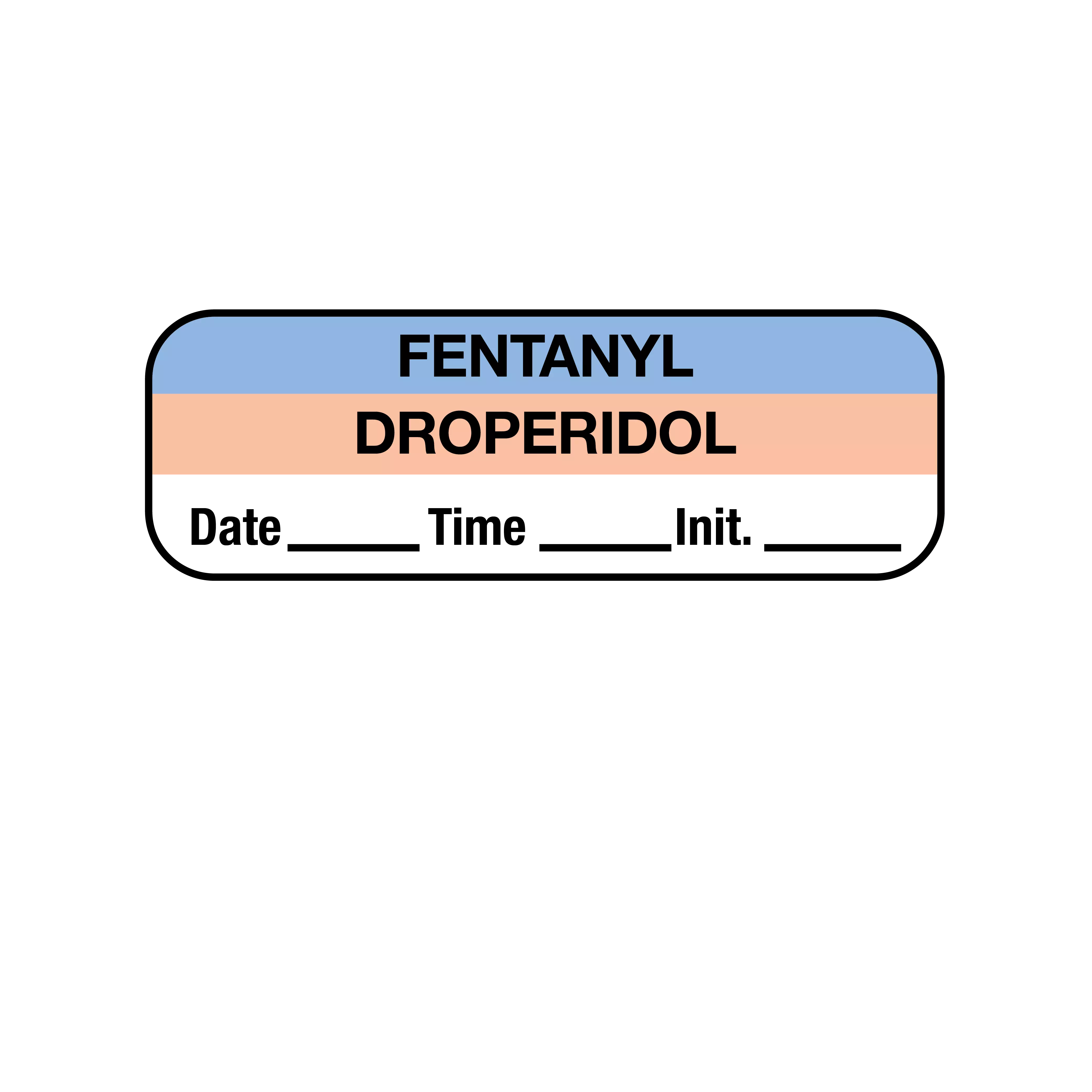 Label, Fentanyl - Droperidol