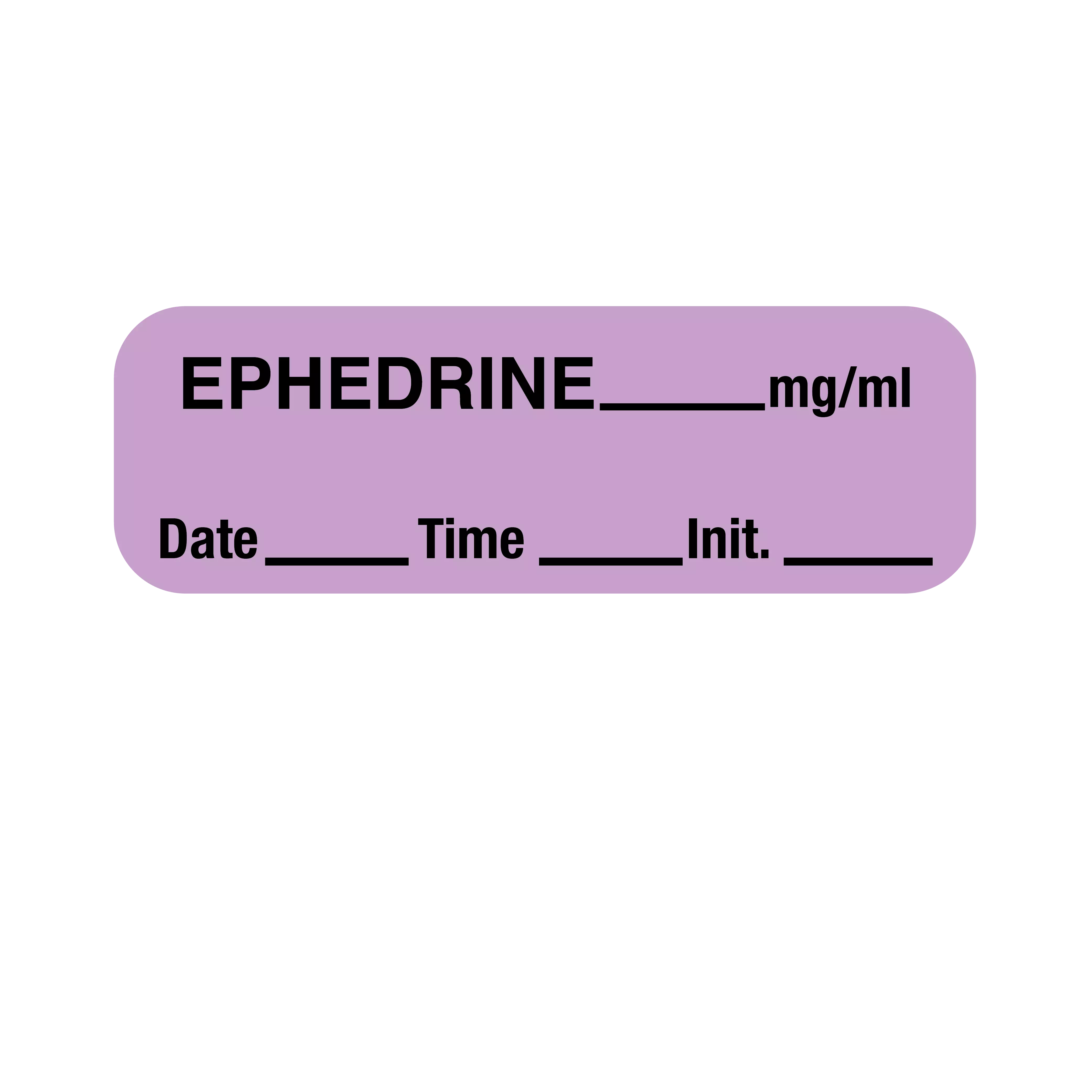 Label, Ephedrine