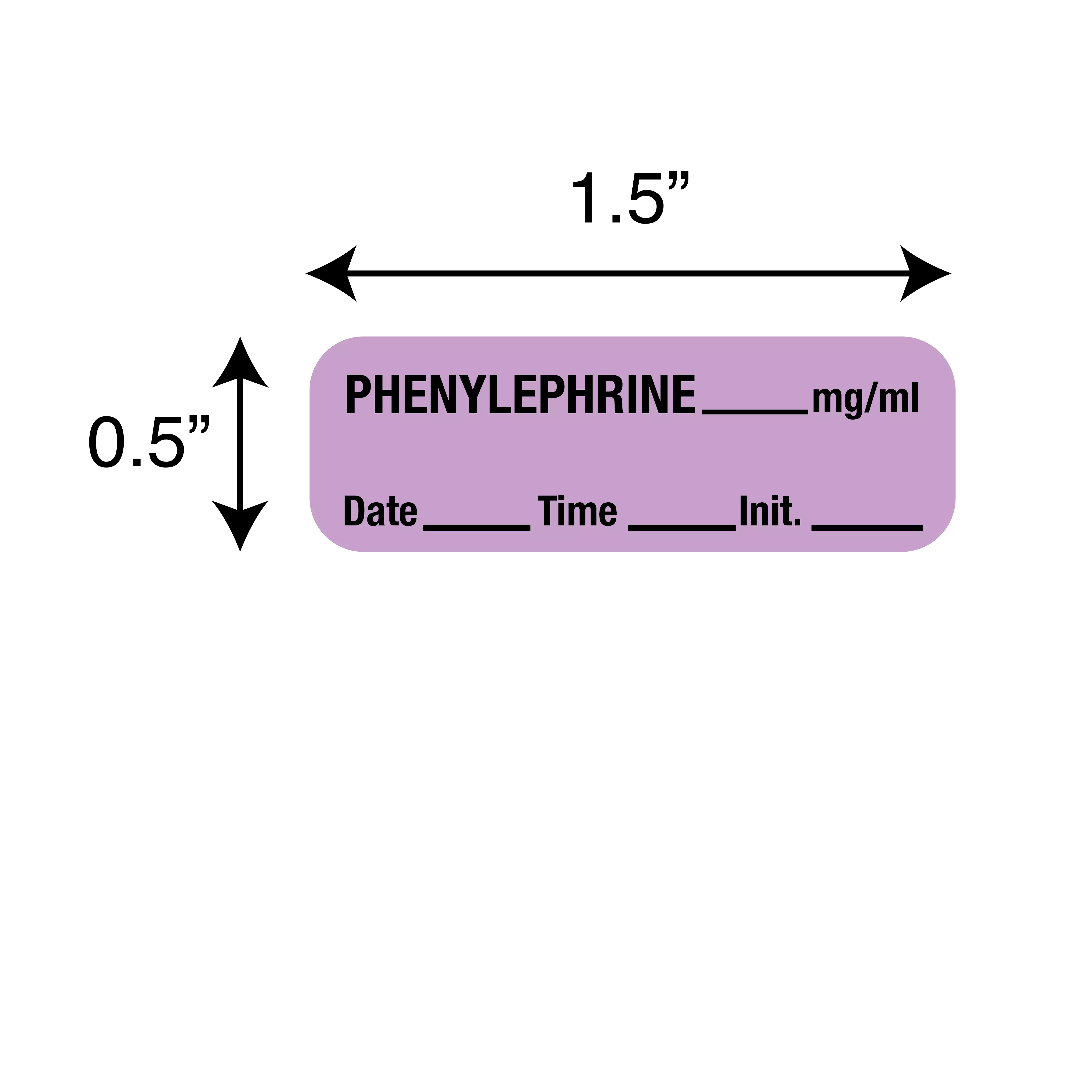 Label, Phenylephrine
