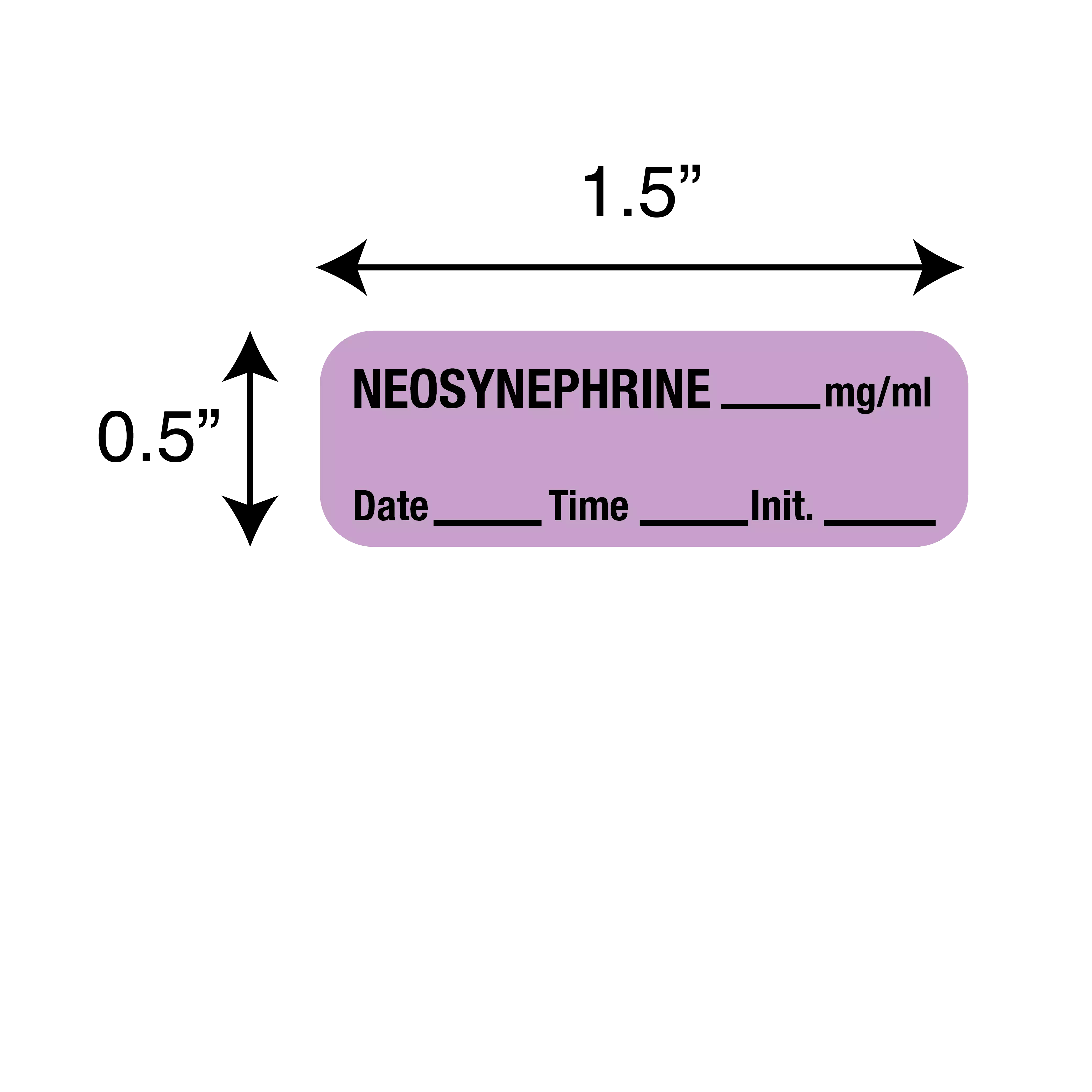 Label, Neosynephrine