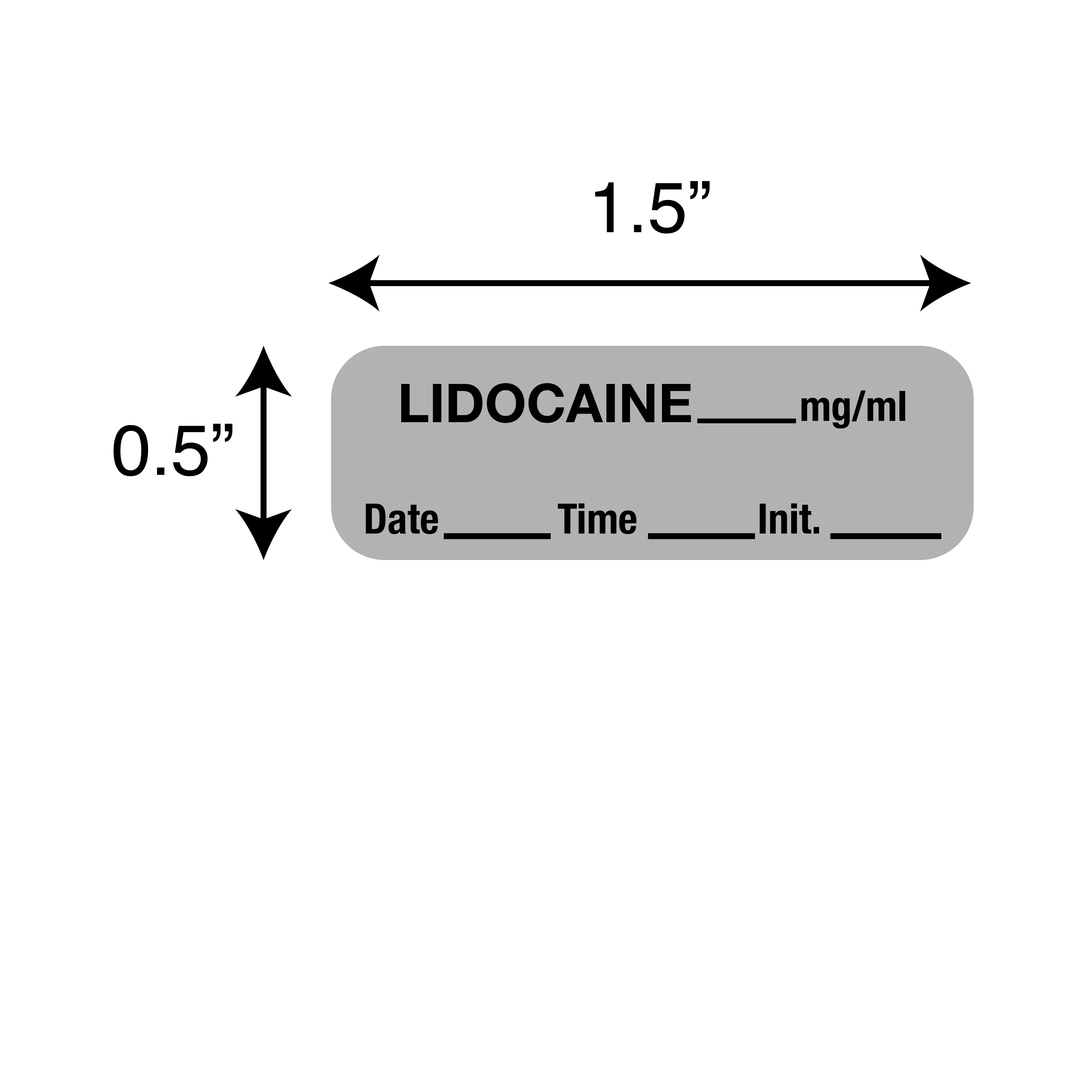 Label, Lidocaine