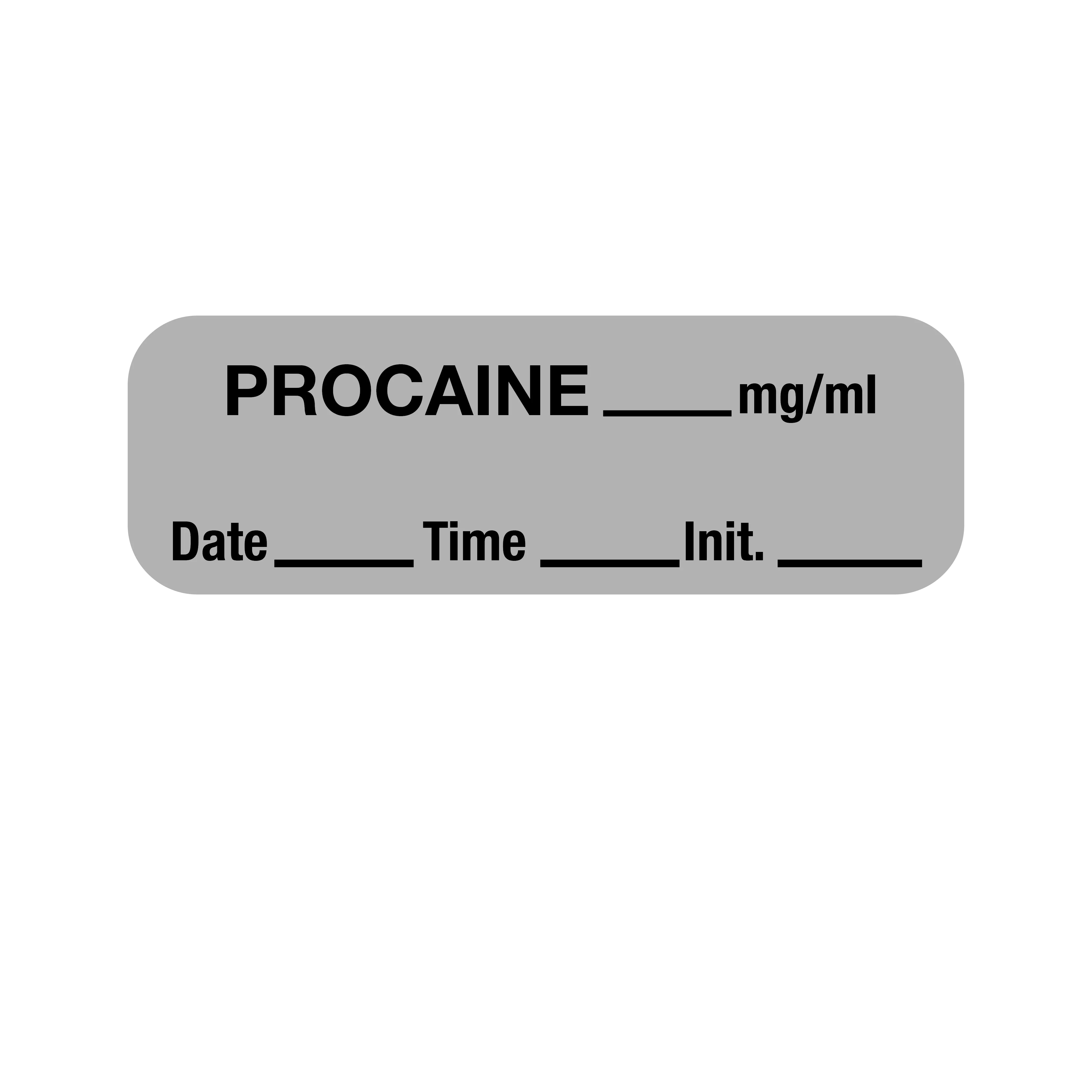 Label, Procaine