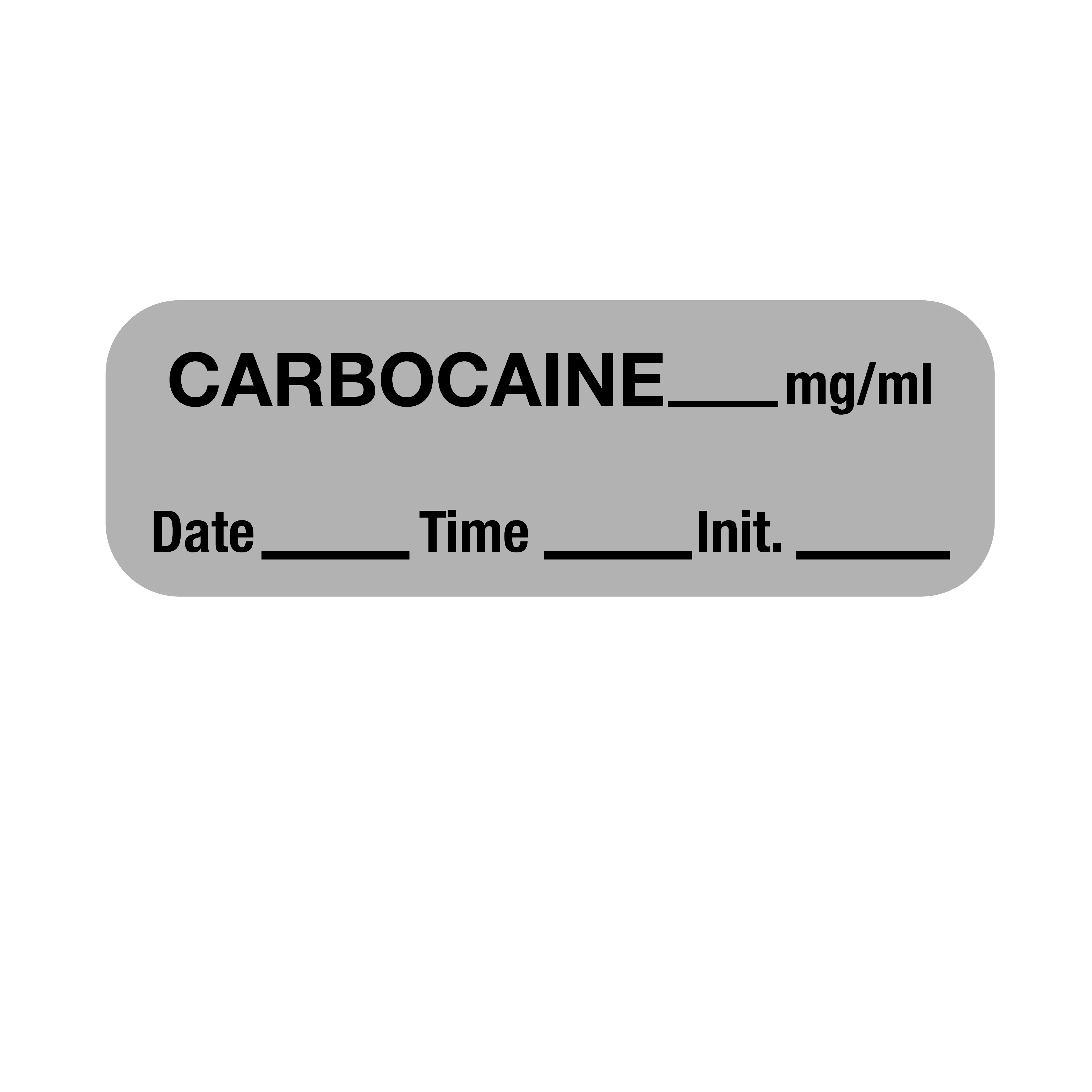 Label, Carbocaine