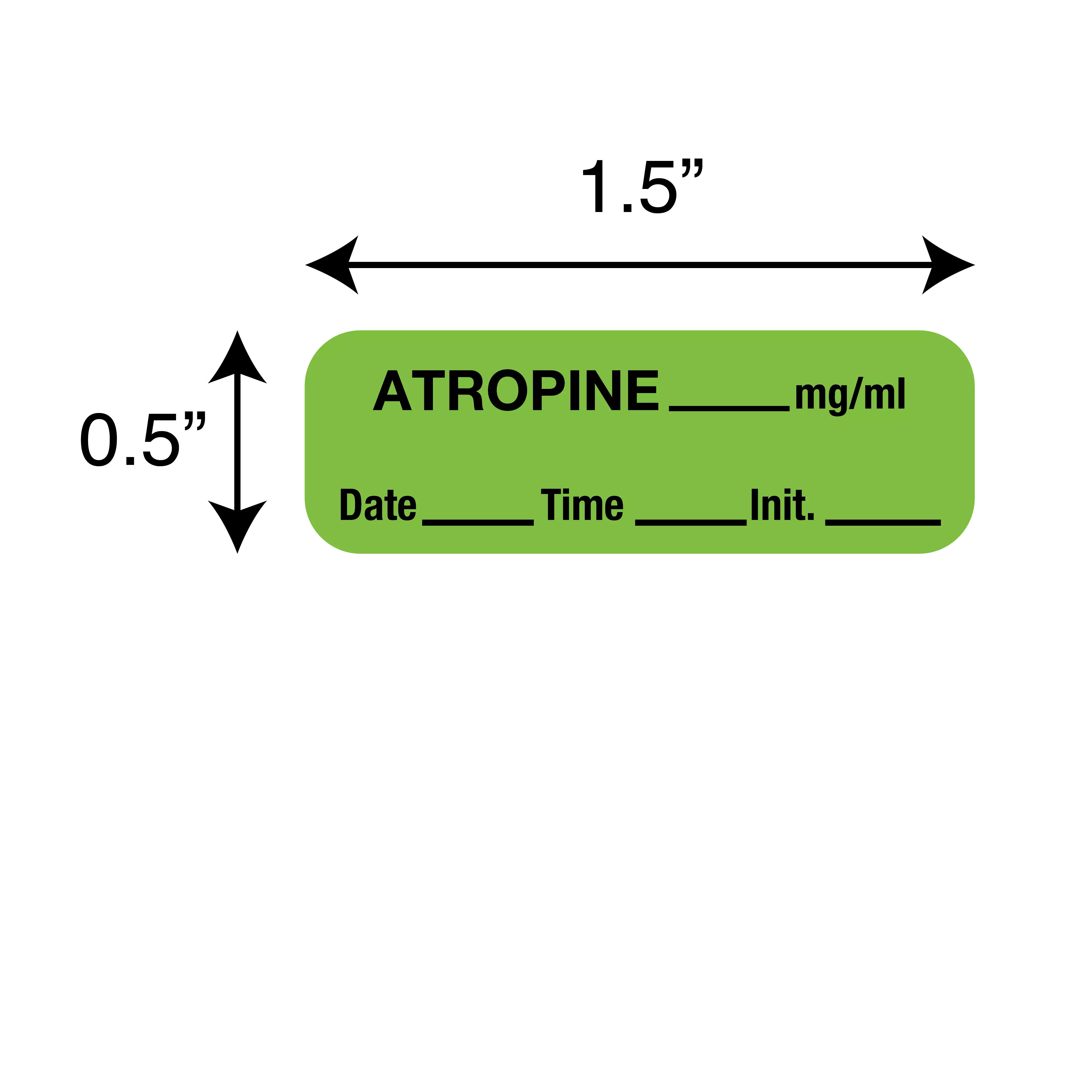 Label, Atropine