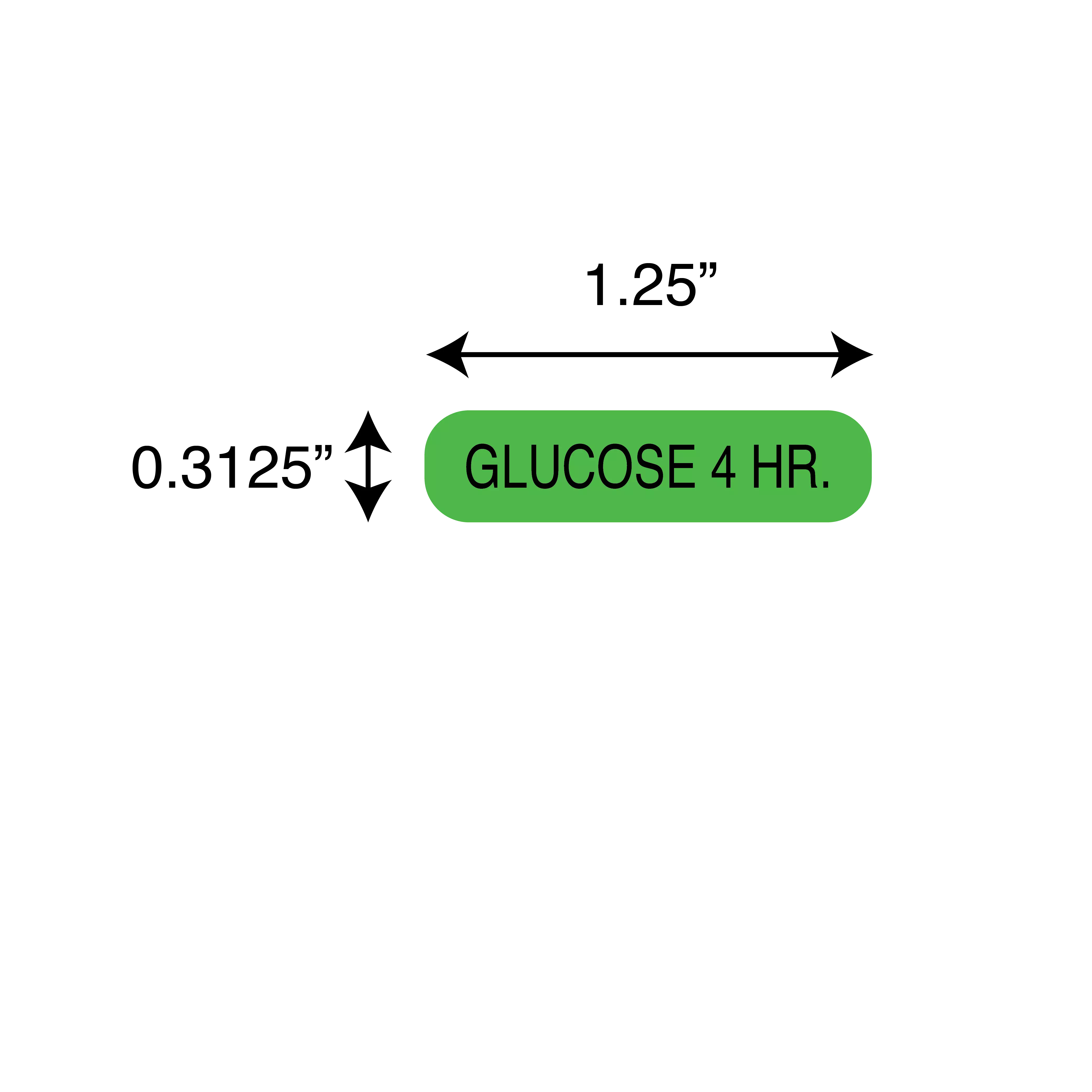 Label, Glucose 4 Hr.