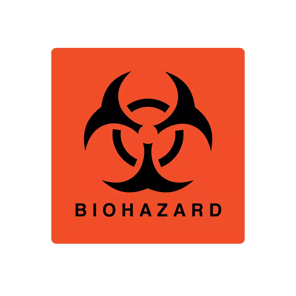 Biohazard Symbol - Laminated