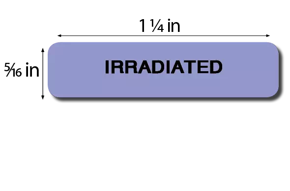 Label, Irradiated