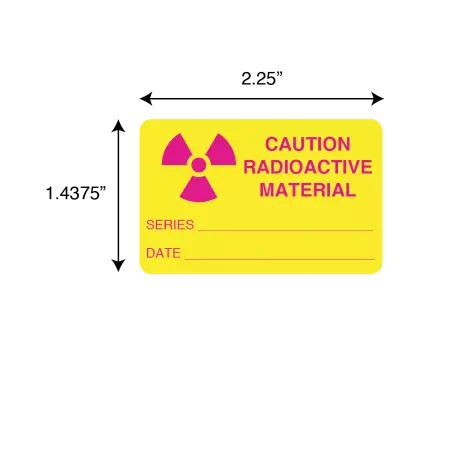 Caution Radioactive Material - Series, Date