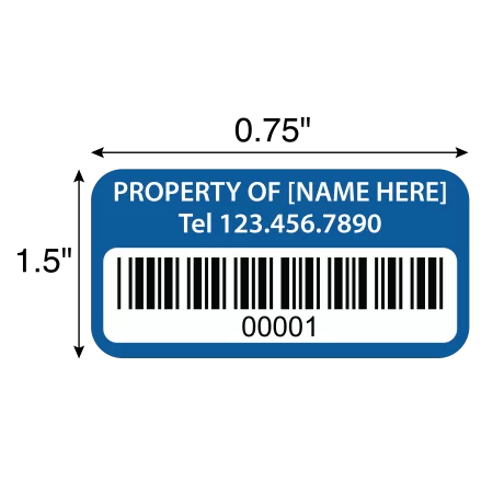 Property of Asset Tag