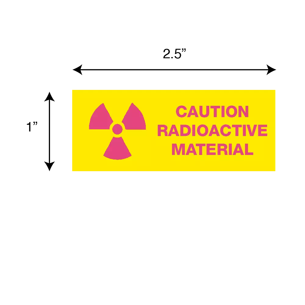 Caution Radioactive Material