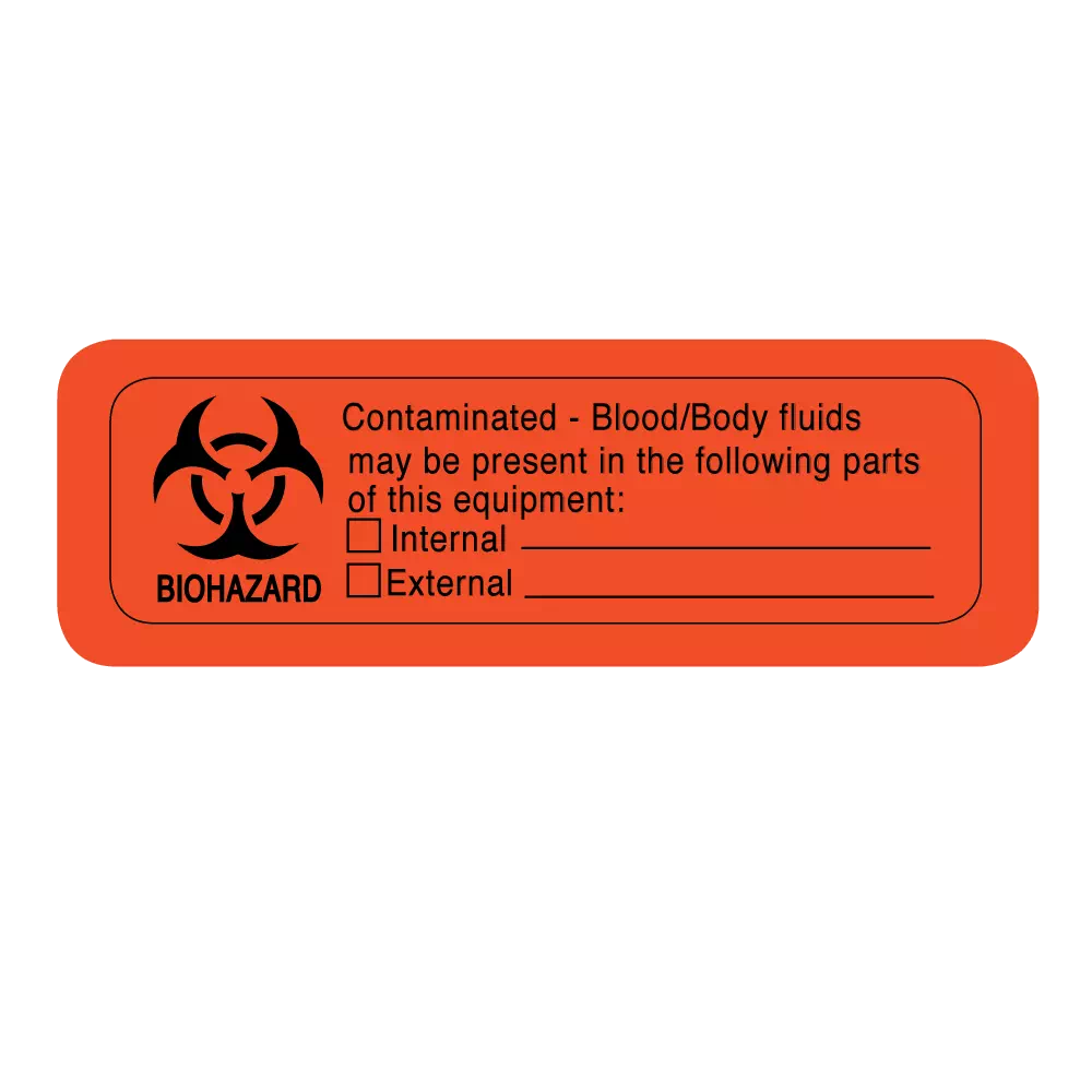 Biohazard Contaminated Blood/Body Fluids