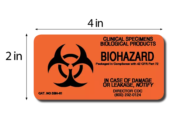 Biohazard Symbol Clinical Specimens Biological Products