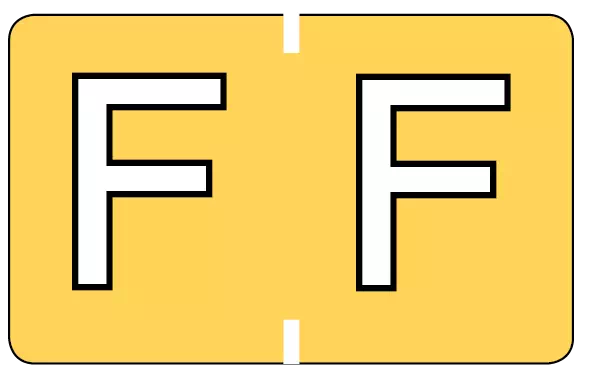 File Folder Label F
