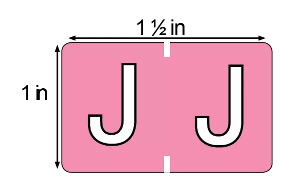 File Folder Label J