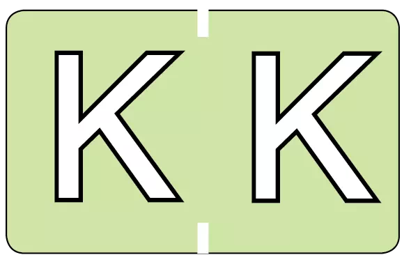 File Folder Label K